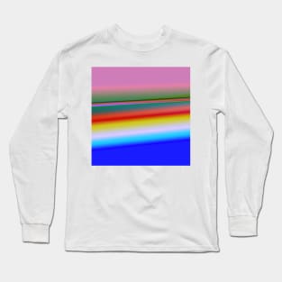 blue green pink grey texture abstract art Long Sleeve T-Shirt